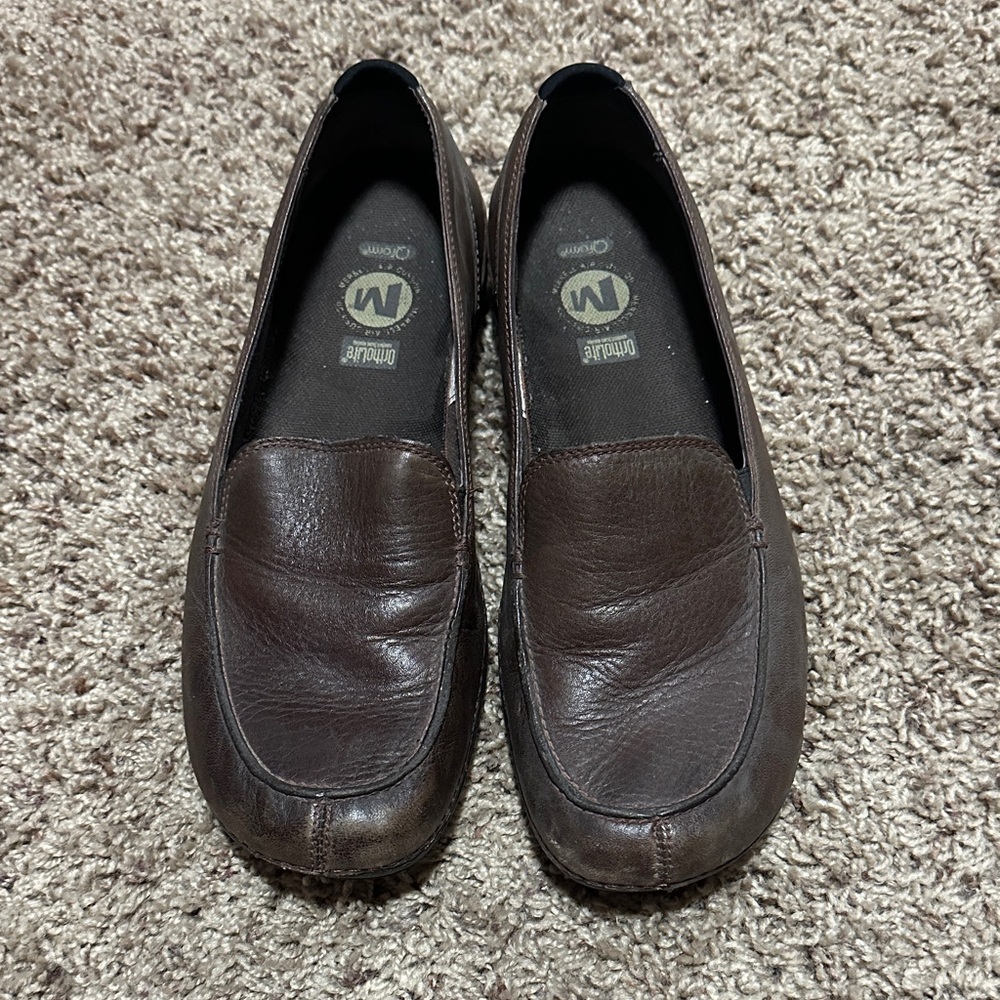 Merrell Dark Brown Leather Casual Shoes